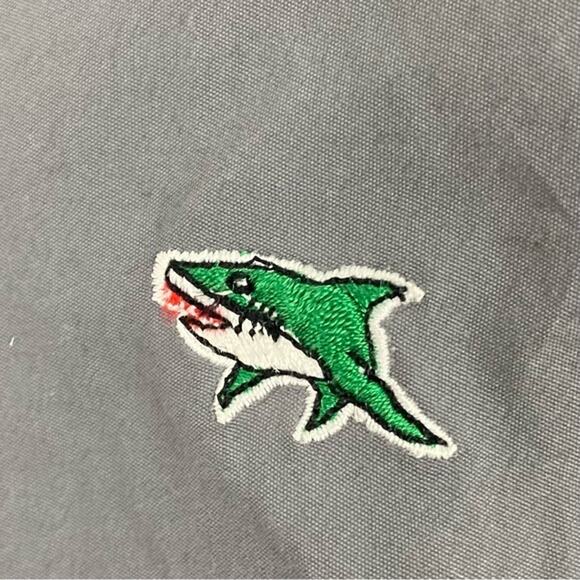 LE SHARK Vest Jacket L Reversible 2-IN-1 Windbreaker Waterproof Logo Black Grey - Picture 6 of 12